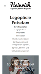 Mobile Screenshot of logopraxis-potsdam.de